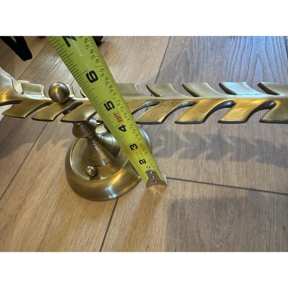 Bombay & Co Gold Leaf Wall Sconces Pair Red Glass Shades Interchangeable - Picture 11 of 14